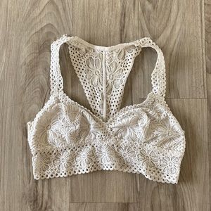 White aerie bralette